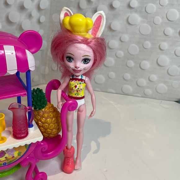 Enchantimals 🍍🧃Fruit Cart with Shopkins 🍦Peppa Mint Ice Cream Cart - Picture 3 of 11